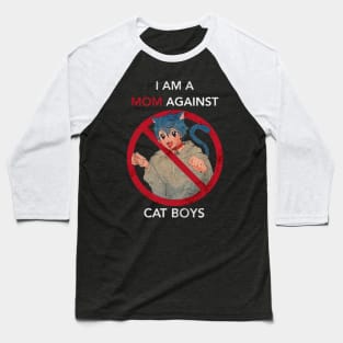 mom against cat boy Baseball T-Shirt